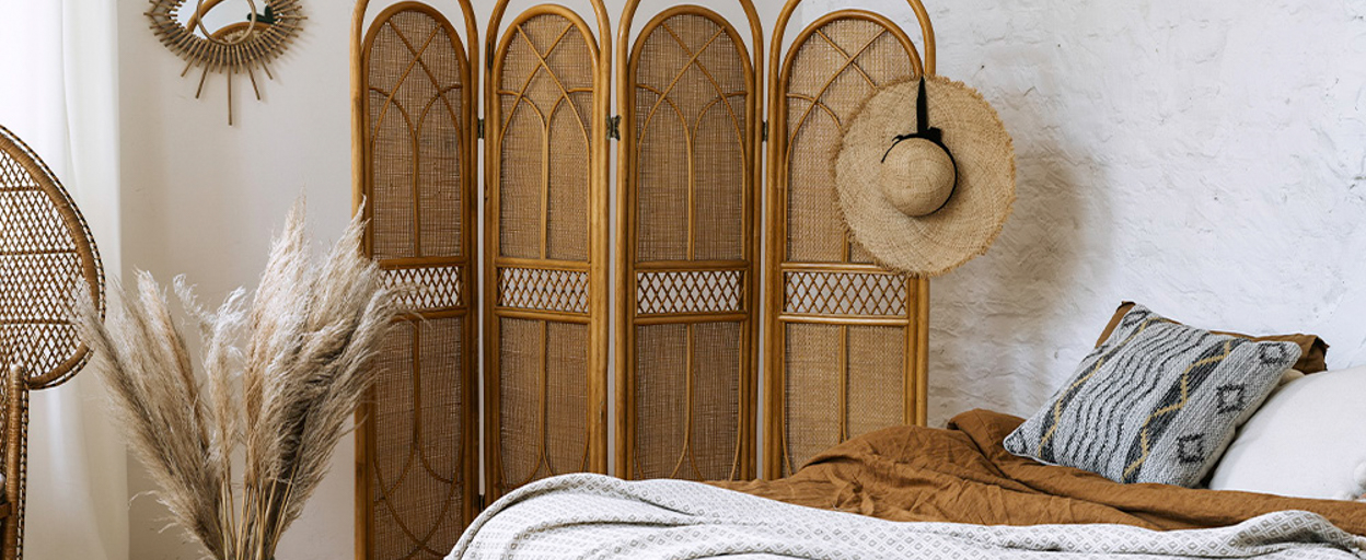 Presenting and preparing a home for market, property styled boho theme.