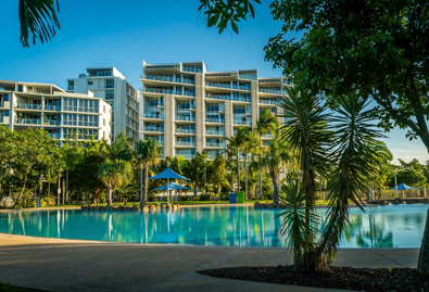 Units overlooking Mackay lagoon