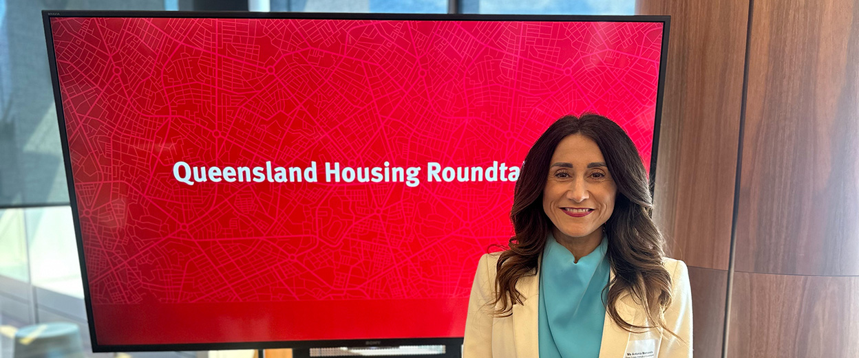 Antonia Mercorella at the Queensland Housing Roundtable