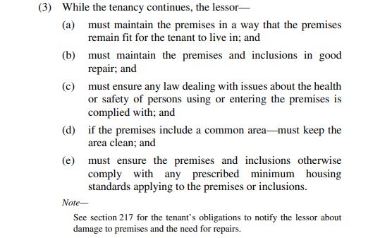 Section 185 of the RTRA Act