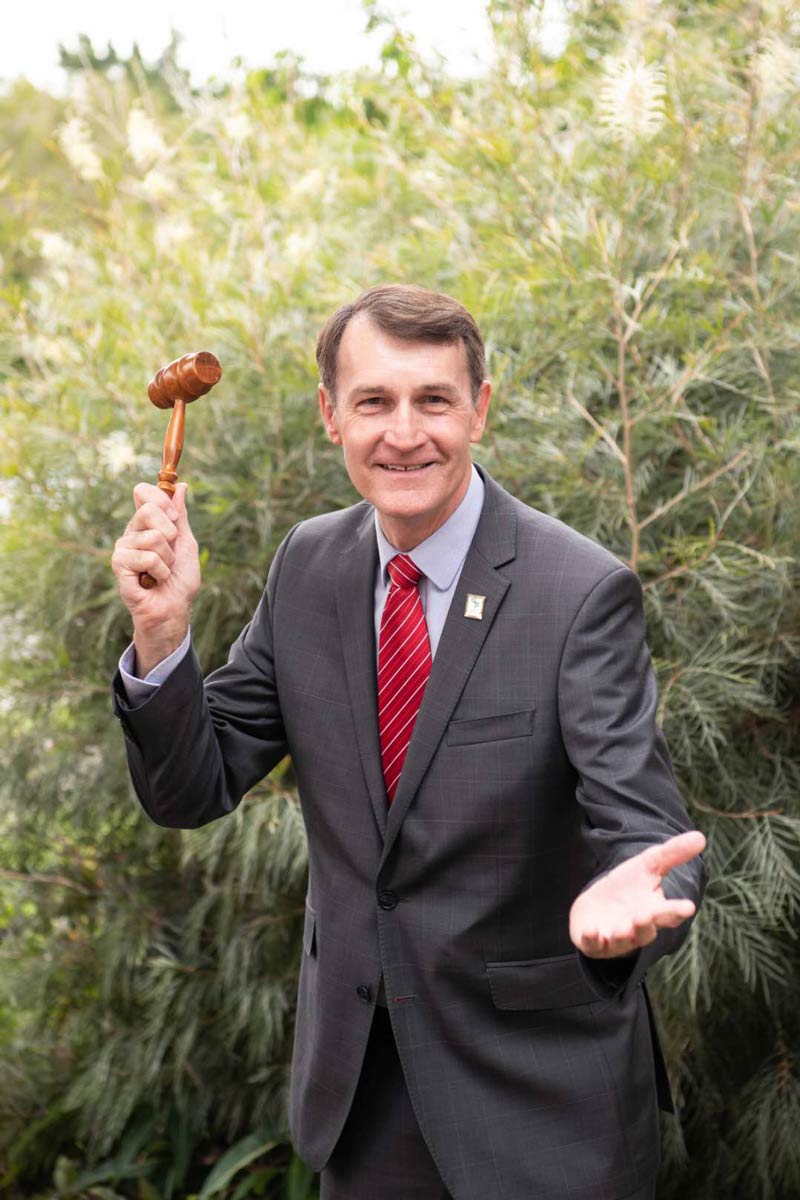 Graham Quirk went from being the Lord Mayor of Brisbane to running auctions.